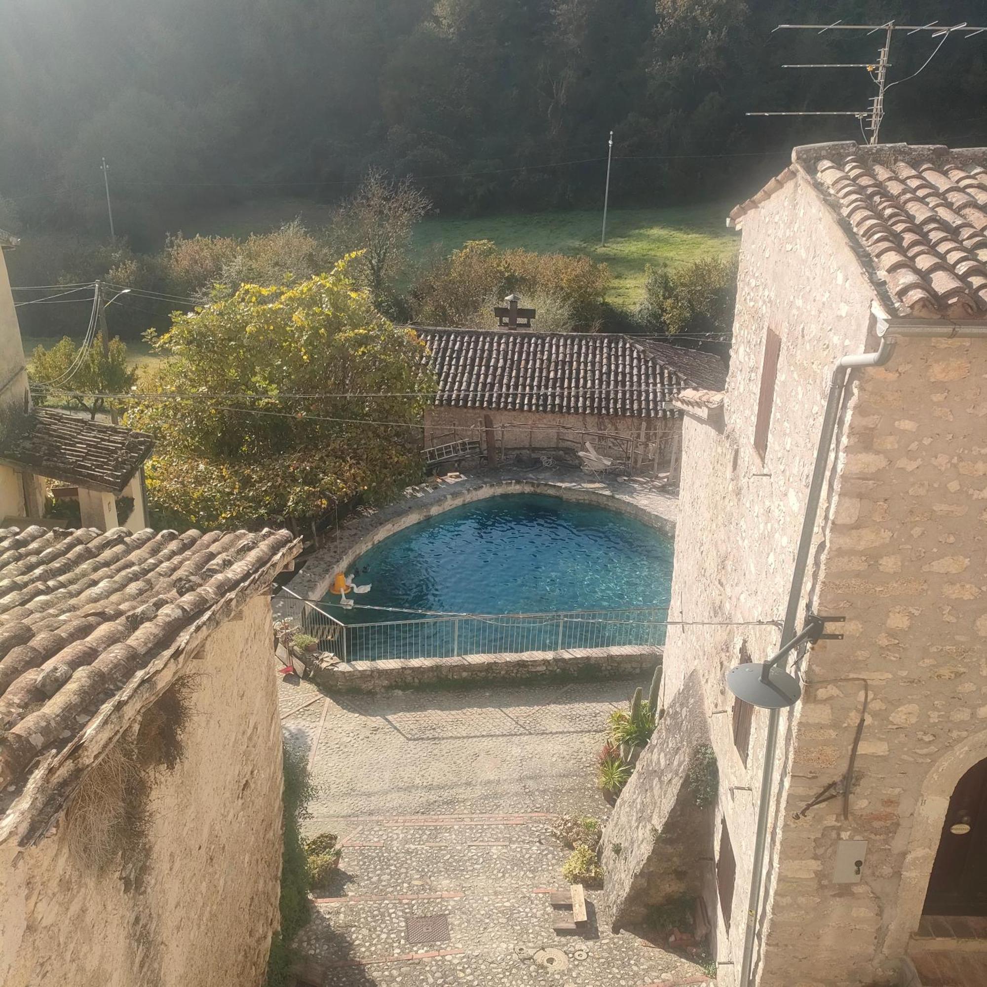 Appartement Umbria Valnerina , Il Tartuffo, Near Spoleto à Scheggino Extérieur photo